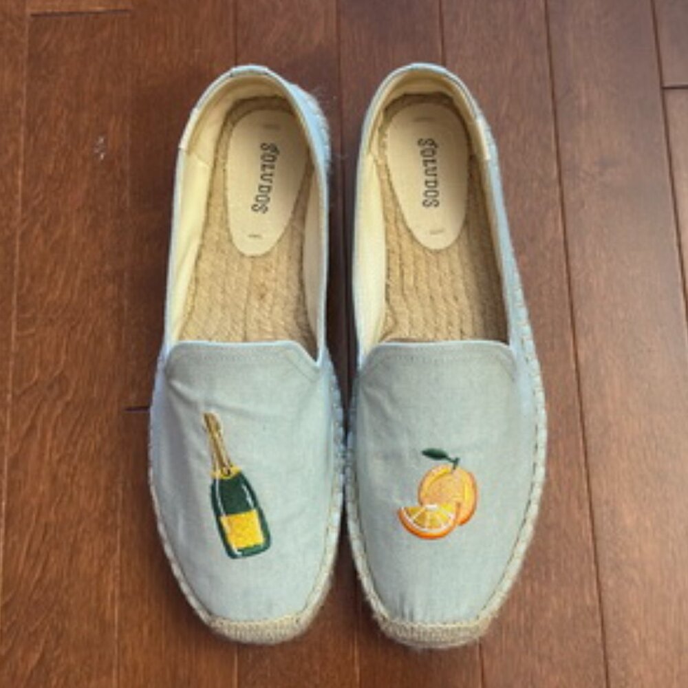 Soludos Platform Smoking Slipper Mimosa